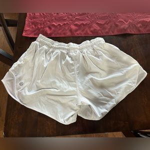 White Lulu Hotty Hot Shorts